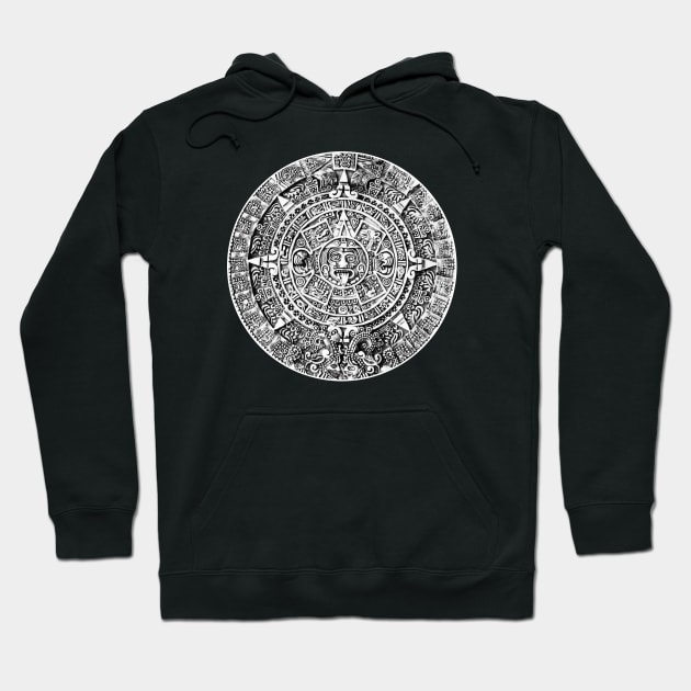 Aztec calendar Hoodie by Dashu